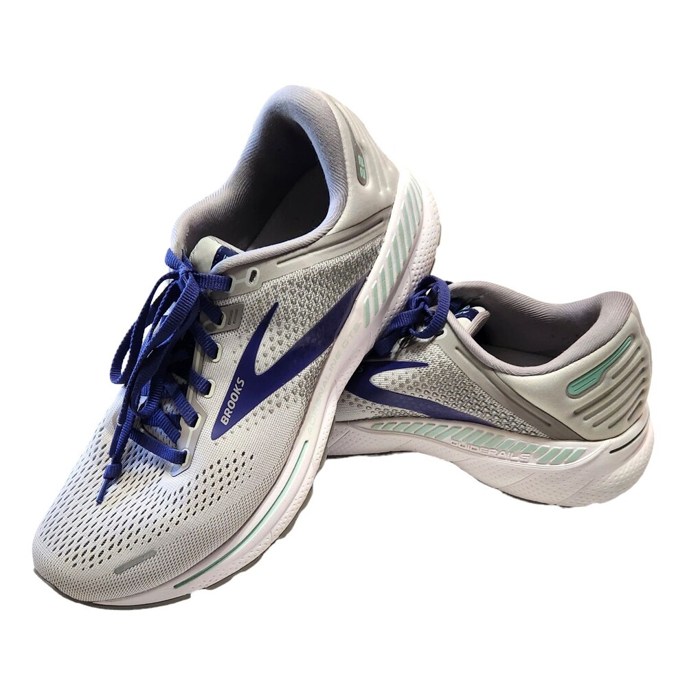 Brooks Womens Adrenaline GTS 22 Running Shoes  Gray Womens  9.5 B